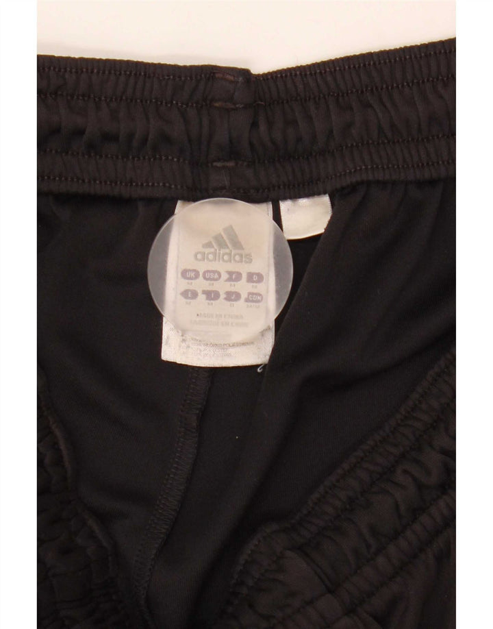 Pantaloni scurți sport pentru bărbați Adidas Climalite, poliester cu dungi negre medii