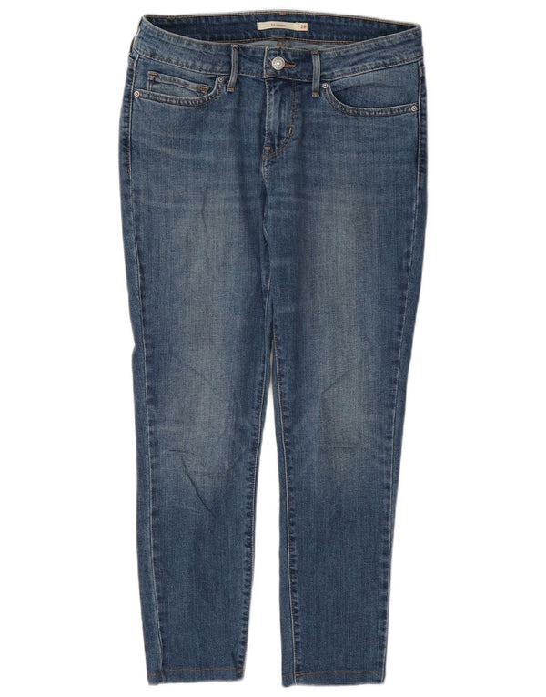 Blugi skinny Levi's 711 pentru femei W28 L27 bumbac albastru