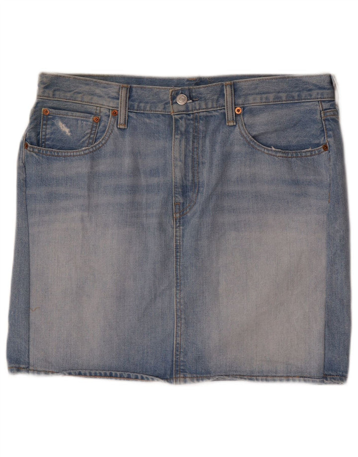 Fusta Mini Denim Levi's W31 Medium Blue