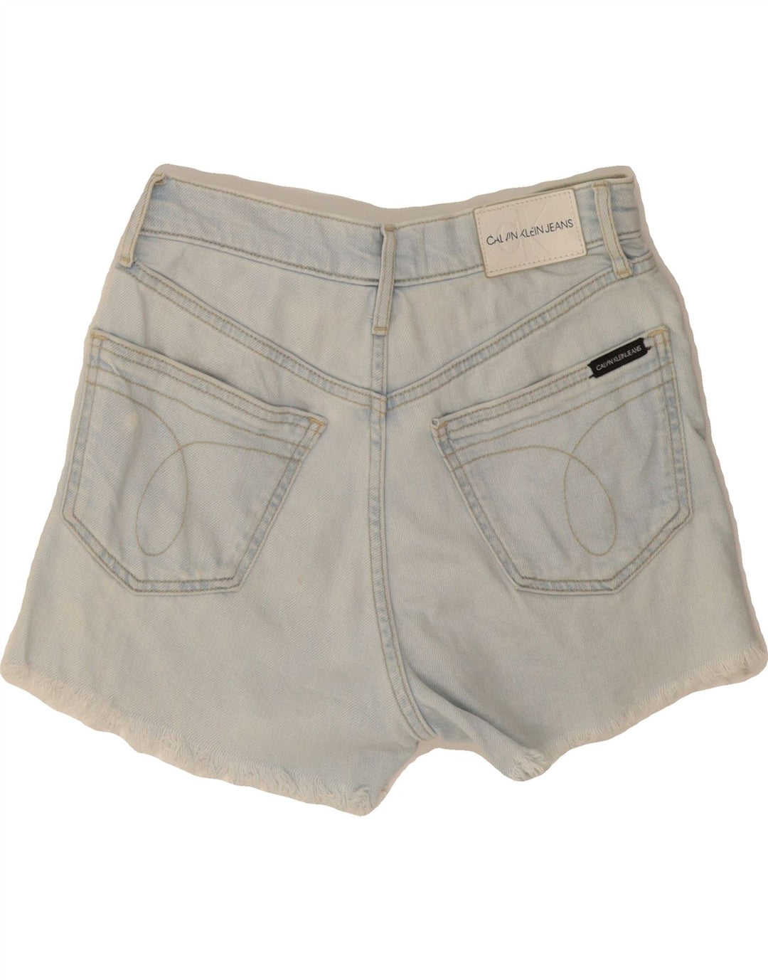 Pantaloni scurți din denim pentru femei CALVIN KLEIN W26 Small Blue