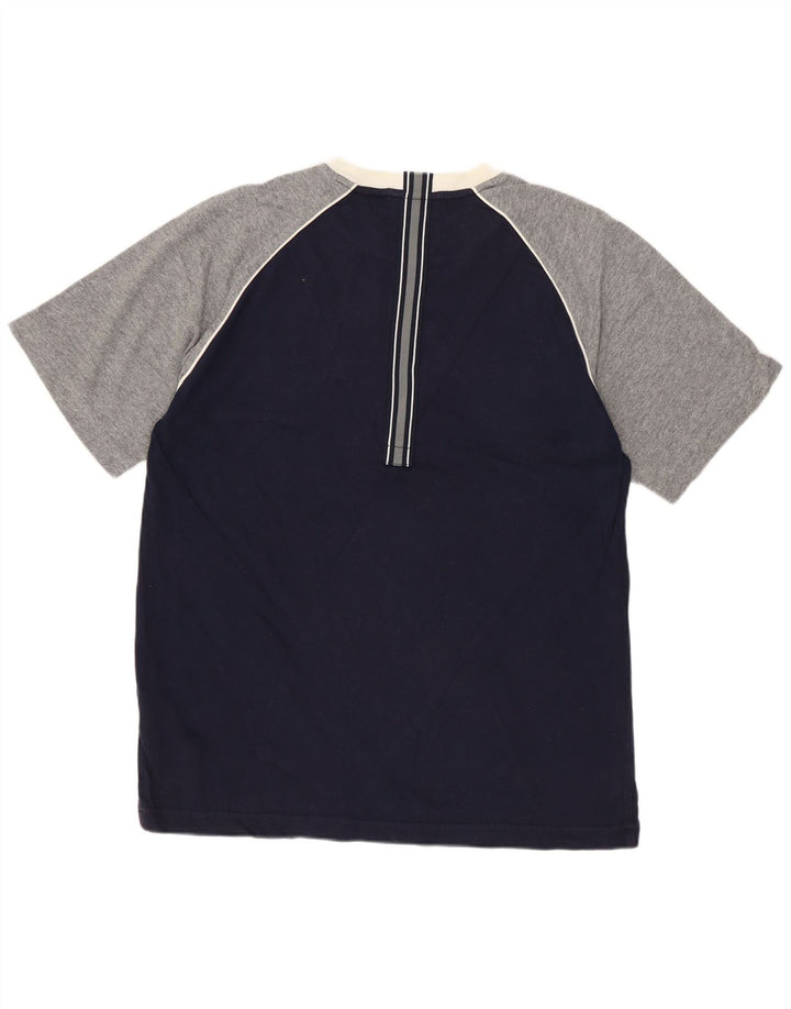 Tricou pentru bărbați Fila Top mic, bleumarin, bumbac color bloc