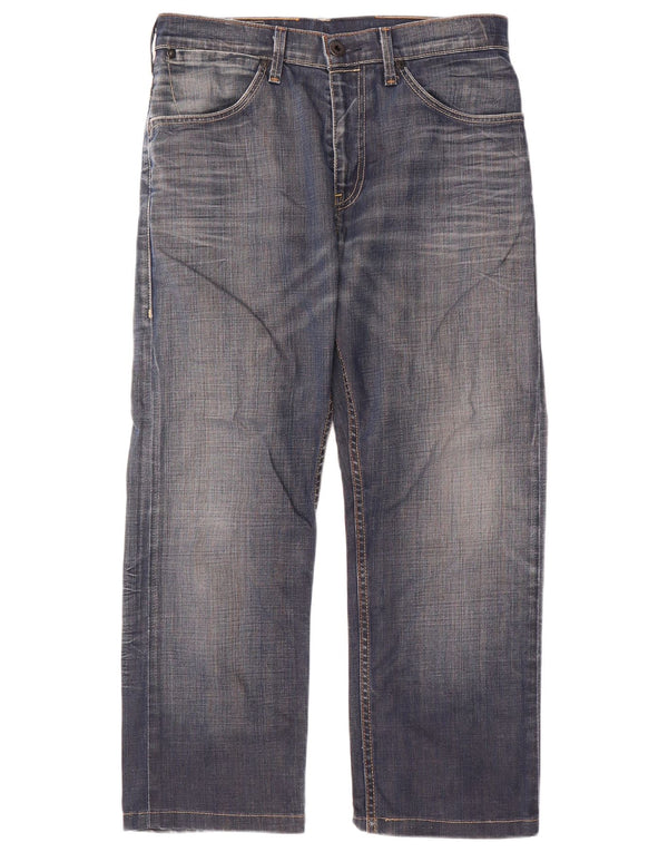Blugi drepti pentru bărbați Levi's W34 L29 Bumbac albastru