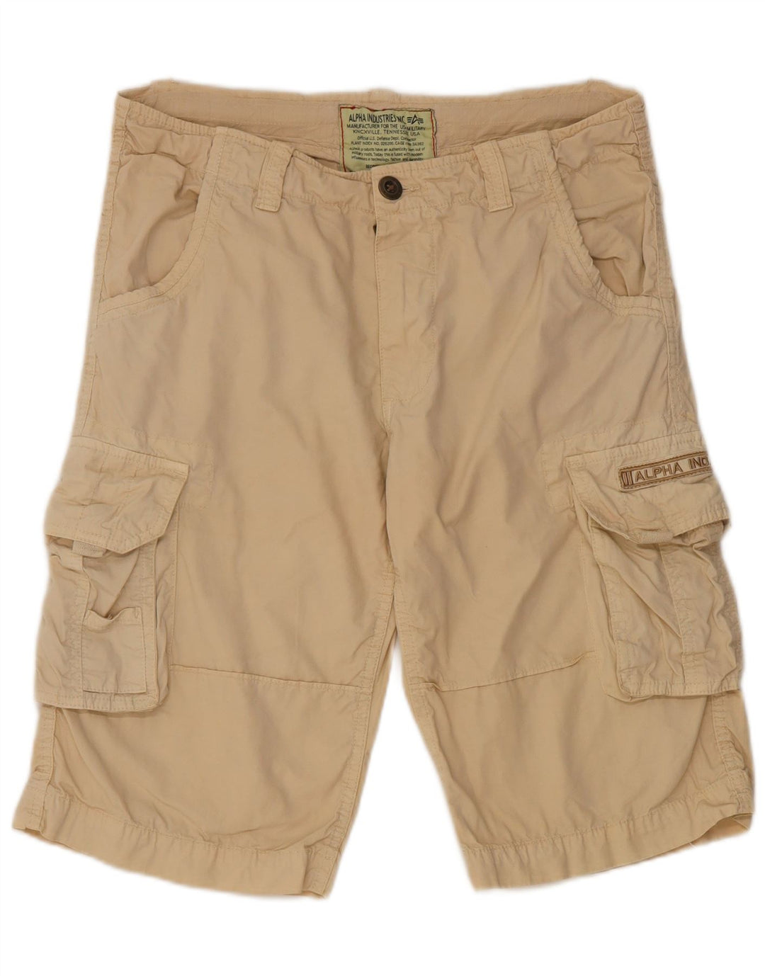 Pantaloni scurti cargo pentru bărbați Alpha Industries W32 Bej mediu