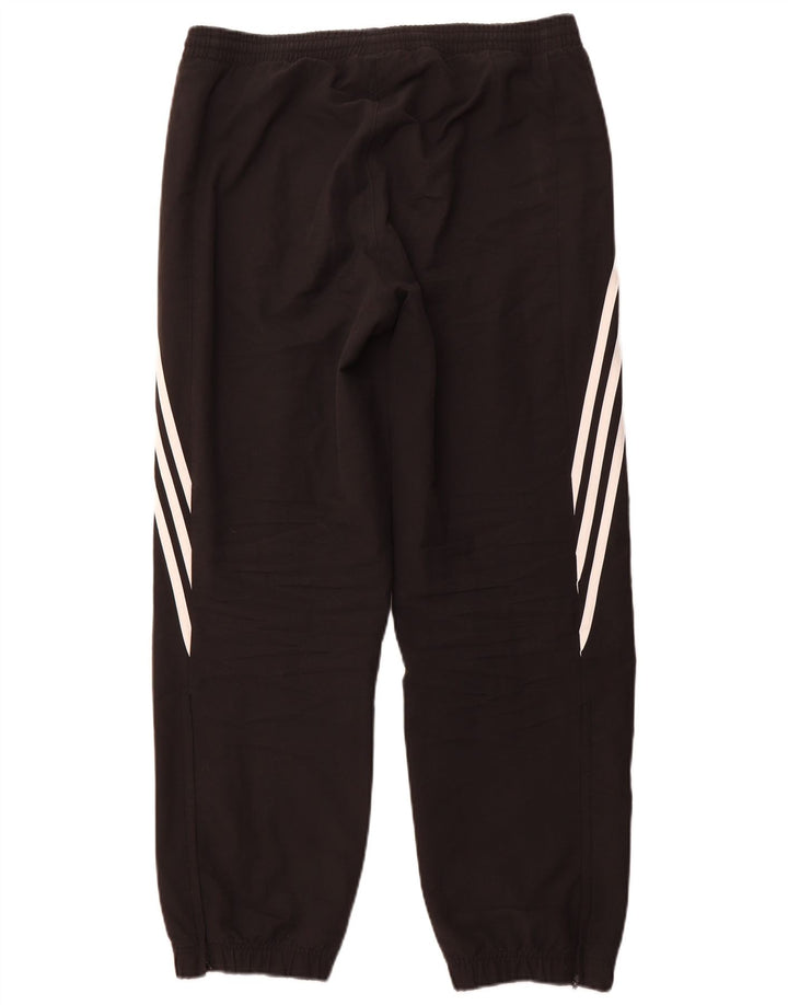 Pantaloni de trening Adidas pentru bărbați Joggeri poliester mediu negru