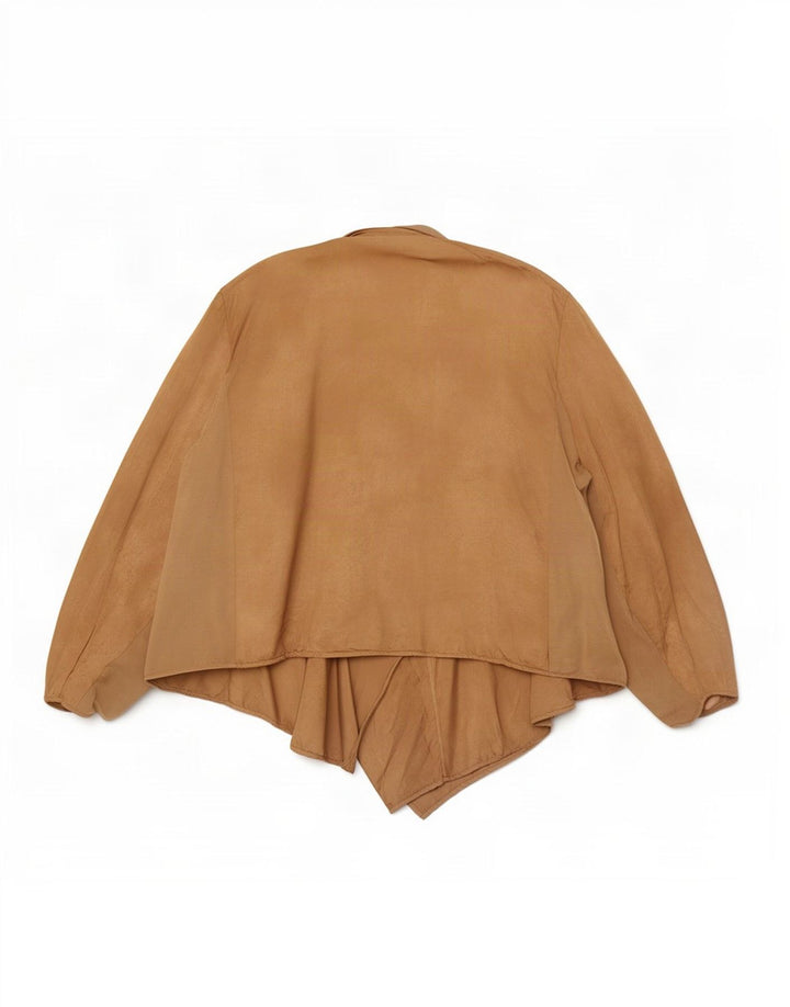 Top cardigan asimetric pentru femei Marks & Spencer UK 24 4XL Bej Poliester