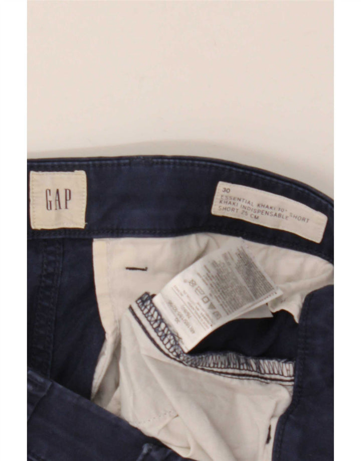 Pantaloni scurți chino pentru bărbați Gap Khakis Medium W30 Bumbac bleumarin