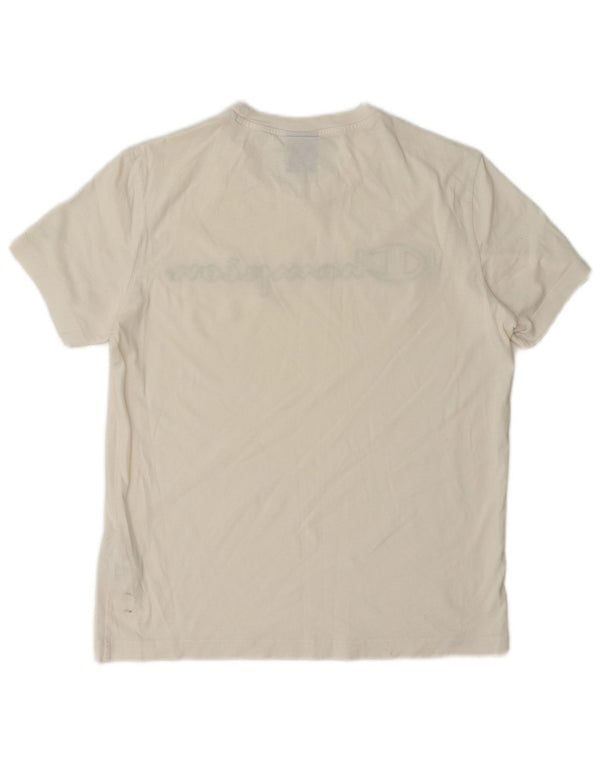 Tricou grafic pentru bărbați Champion Top XS Bumbac alb