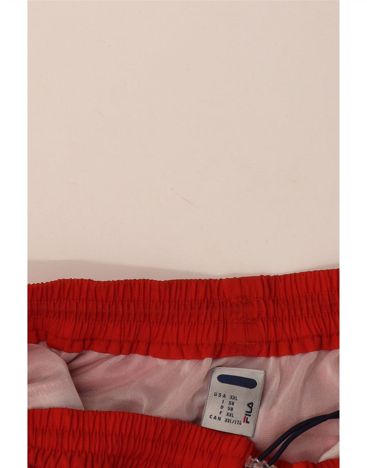 Pantaloni scurți de înot Fila Bărbați IT 58 2XL Roșu