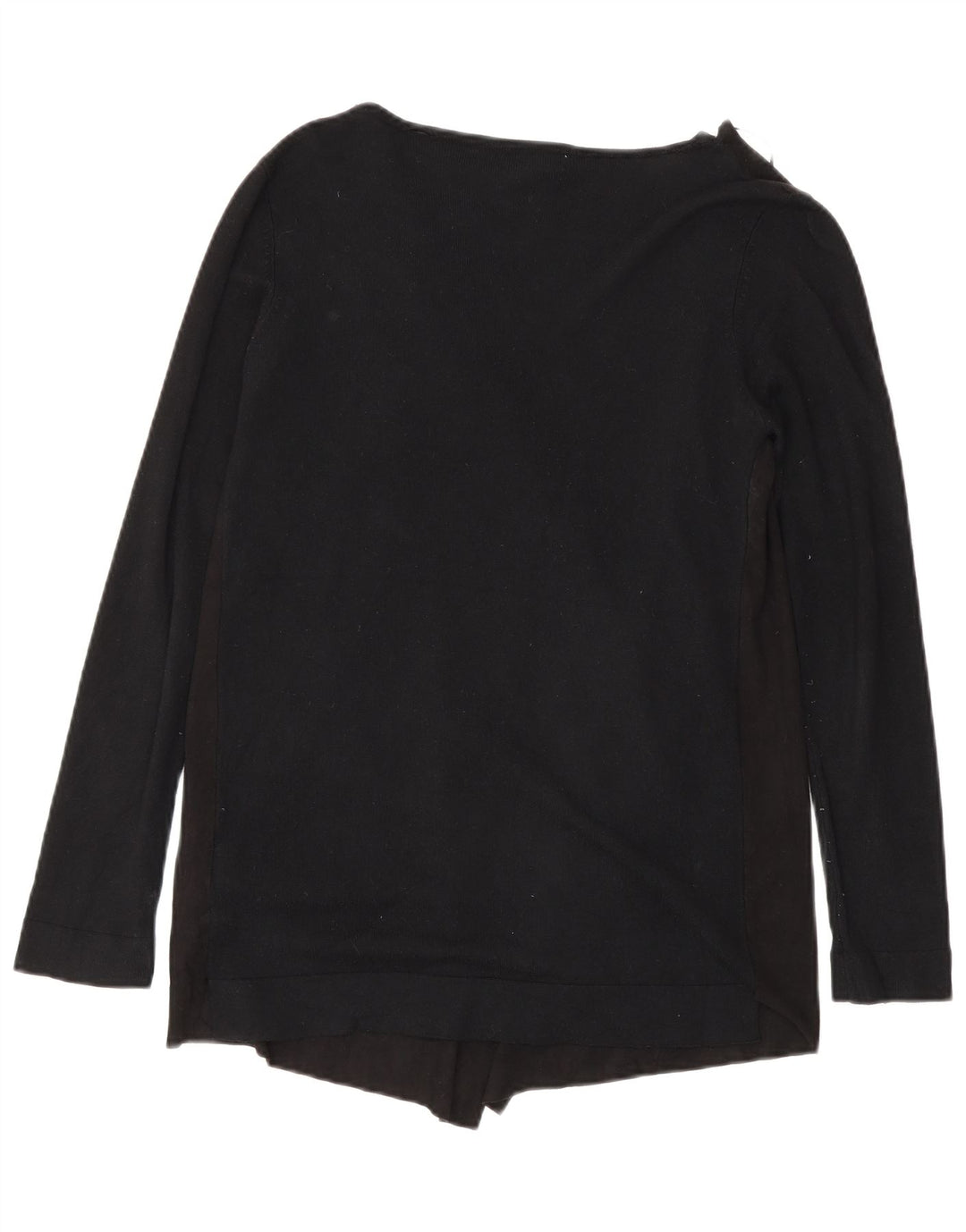 Pulover cardigan deschis pentru bărbați Zara UK 10 mic, negru, viscoză
