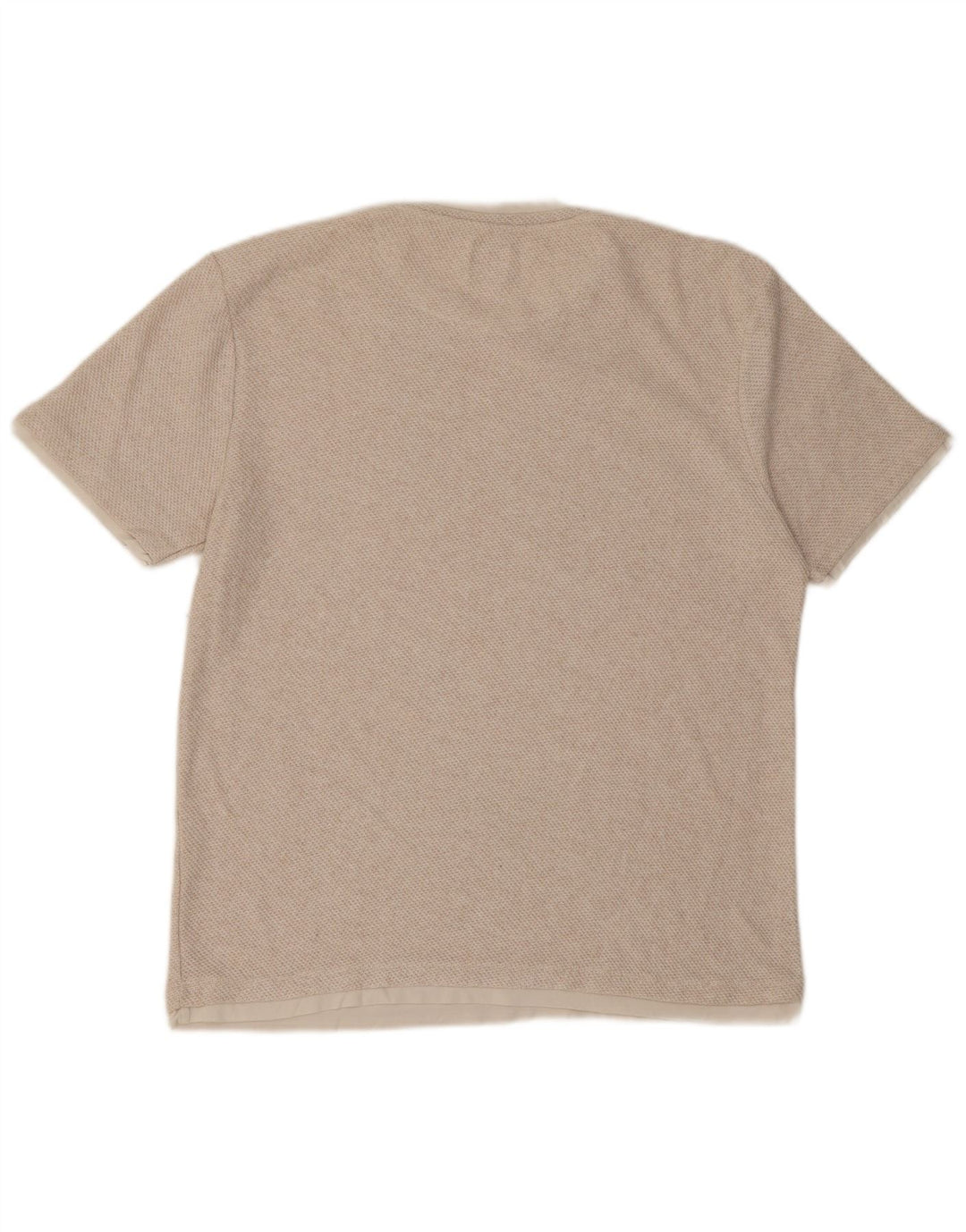 Tricou pentru bărbați Zara Top XL Bej