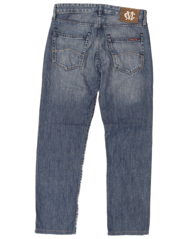 MARLBORO CLASSICS Mens Straight Jeans W31 L29 Blue Cotton