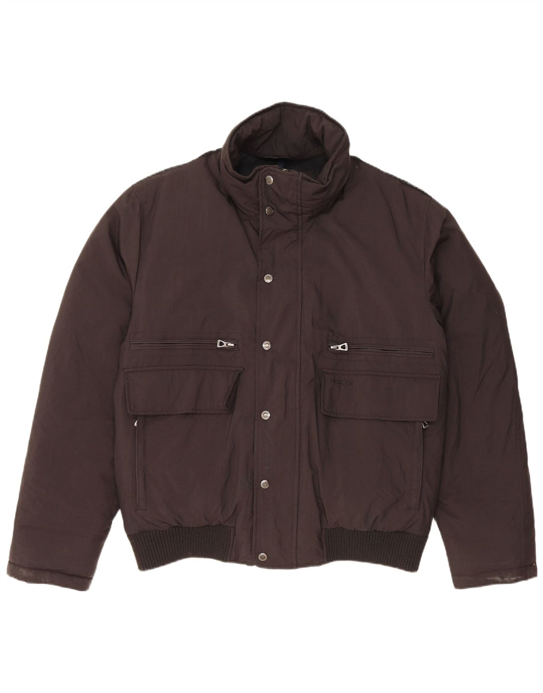 Jachetă căptușită pentru bărbați GEOX UK 40 mare poliamidă neagră