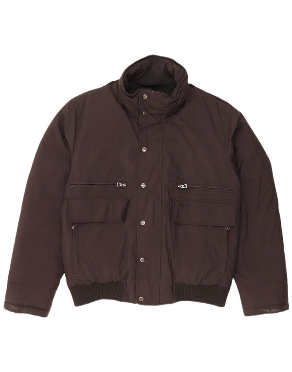 Jachetă căptușită pentru bărbați GEOX UK 40 mare poliamidă neagră