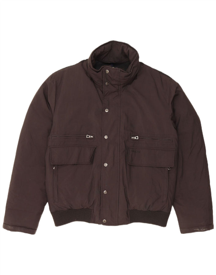 Jachetă căptușită pentru bărbați GEOX UK 40 mare poliamidă neagră