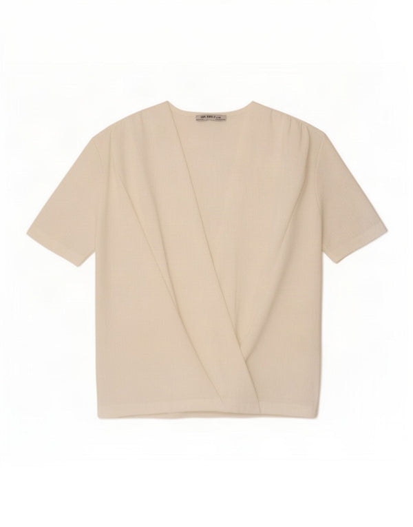 Bluză Trafaluc pentru femei Zara UK 10 Small White