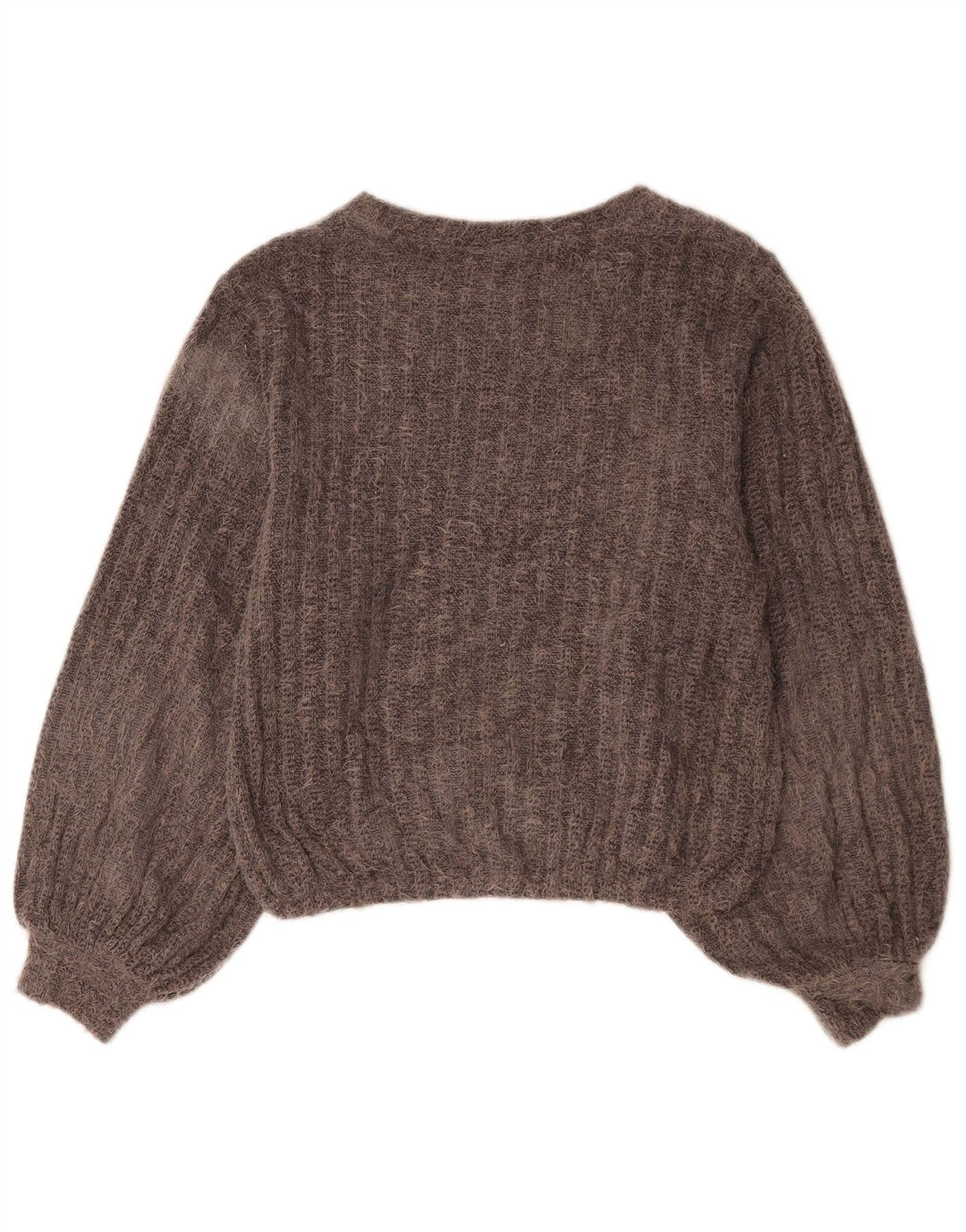 Pulover pentru damă Zara, cu gât de barcă, pulover UK 14 Medium Gri Poliester