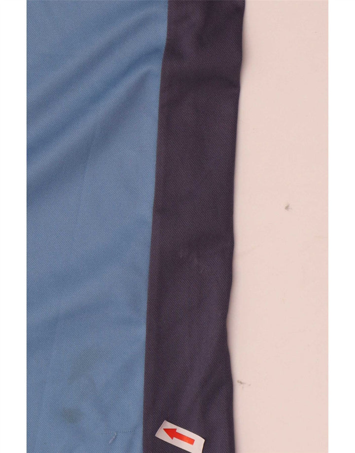 Tricou Polo cu guler cu fermoar pentru bărbați Lotto XL, culoare albastru bloc de culoare, poliester