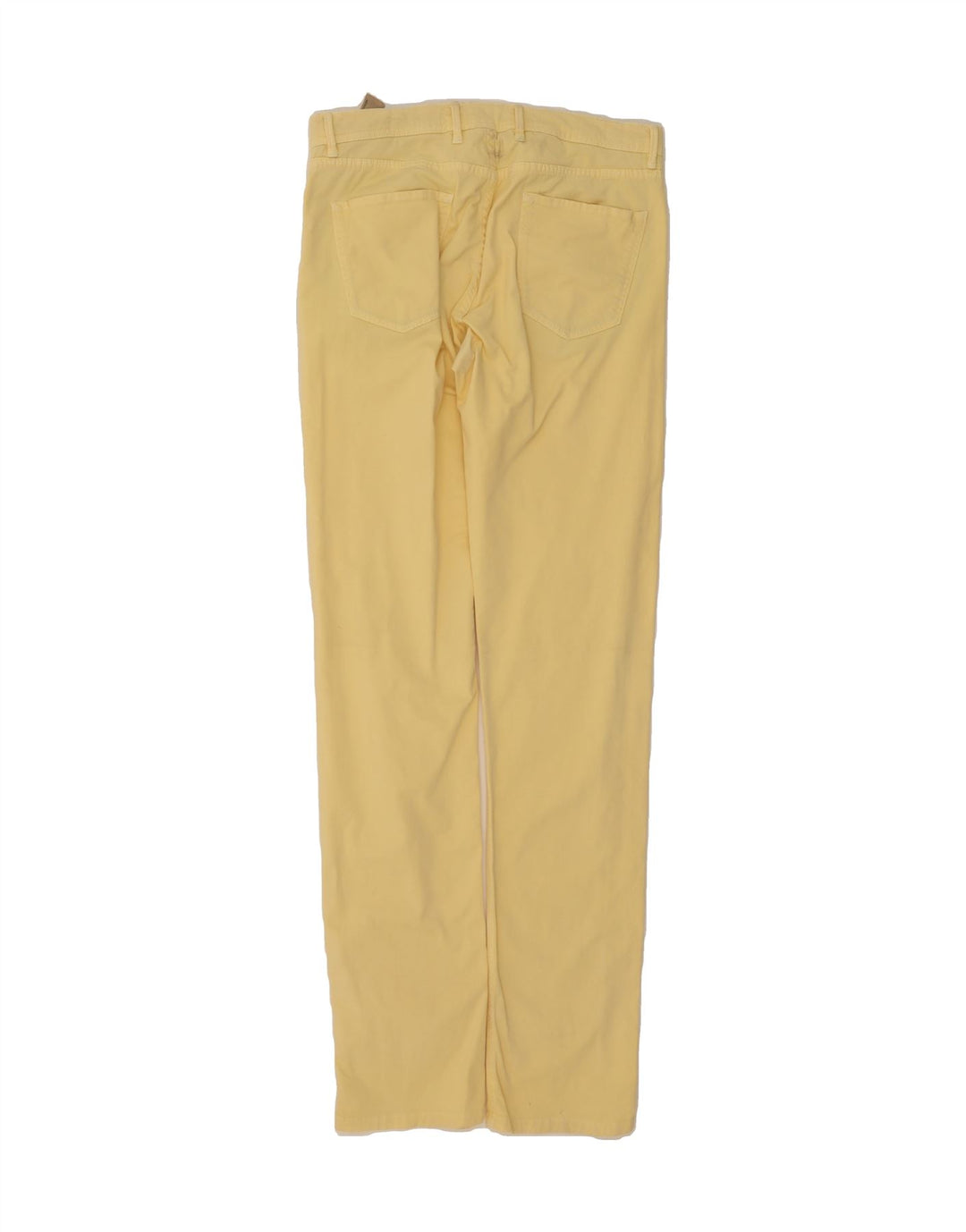 MASSIMO DUTTI Womens Slim Casual Trousers EU 40 Medium W31 L34 Yellow Vintage Massimo Dutti and Second-Hand Massimo Dutti from Messina Hembry 