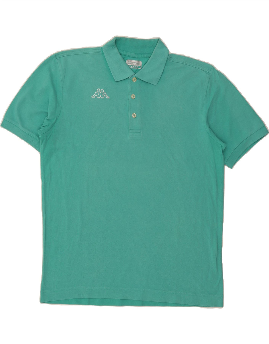 KAPPA Mens Polo Shirt Large Green Vintage Kappa and Second-Hand Kappa from Messina Hembry 