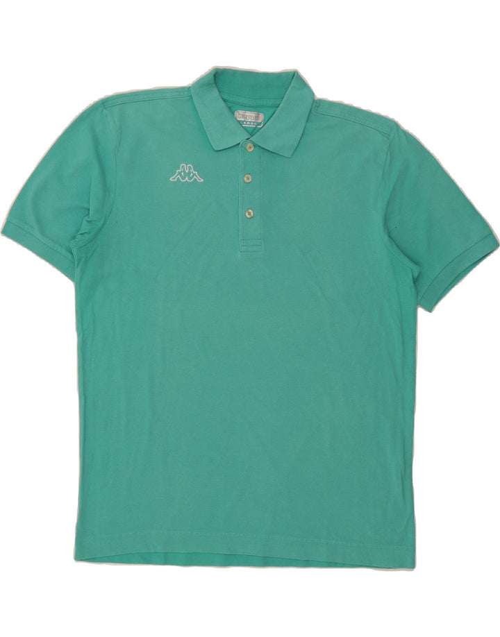 KAPPA Mens Polo Shirt Large Green Vintage Kappa and Second-Hand Kappa from Messina Hembry 