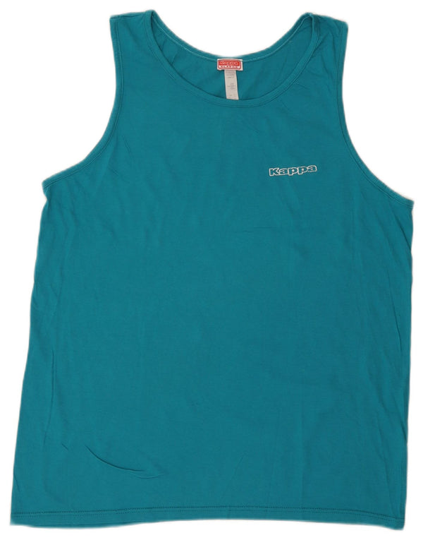 Kappa Mens Vest Top XL Blue Cotton