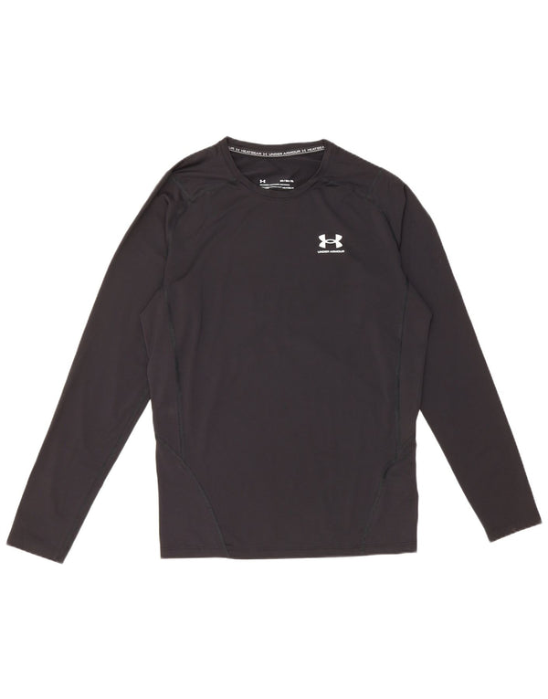 Top pentru femei Under Armour Heat Gear cu mânecă lungă UK 18 XL, poliester negru
