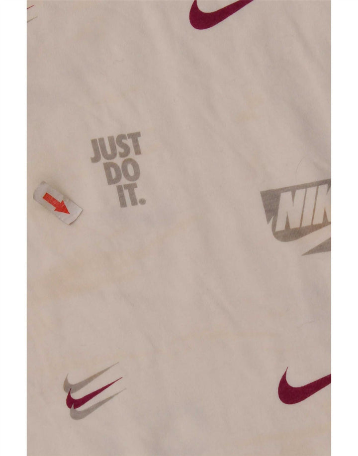 Tricou grafic Nike pentru bărbați Top mare din bumbac alb