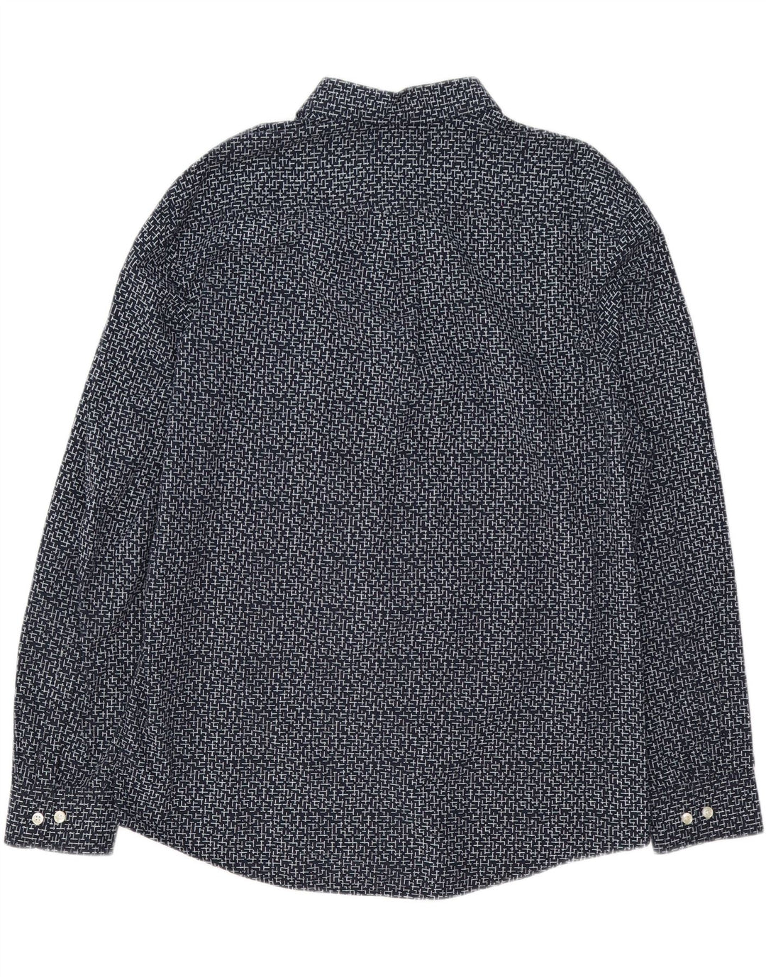 Cămașă pentru bărbați Penguin XL Bumbac Geometric Albastru