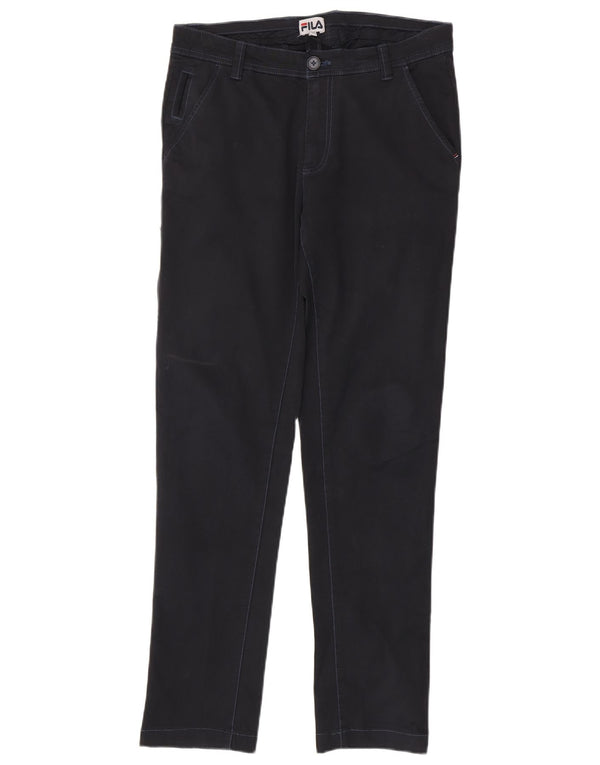 Pantaloni chino slim pentru bărbați Fila IT 46 Small W36 L30 Bleumarin