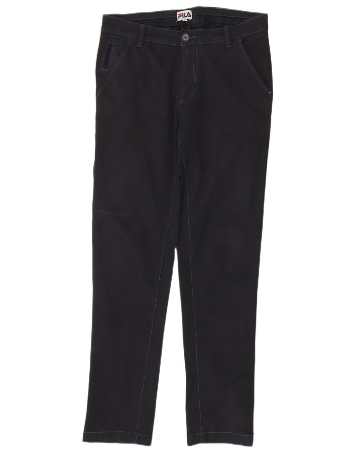 Pantaloni chino slim pentru bărbați Fila IT 46 Small W36 L30 Bleumarin