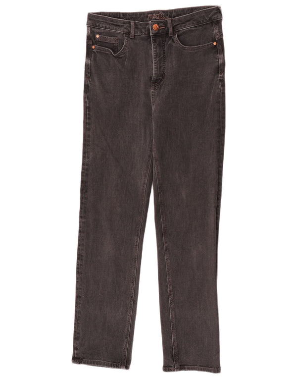 Blugi subțiri pentru femei Marks & Spencer UK 12 Medium W30 L28 Bumbac negru