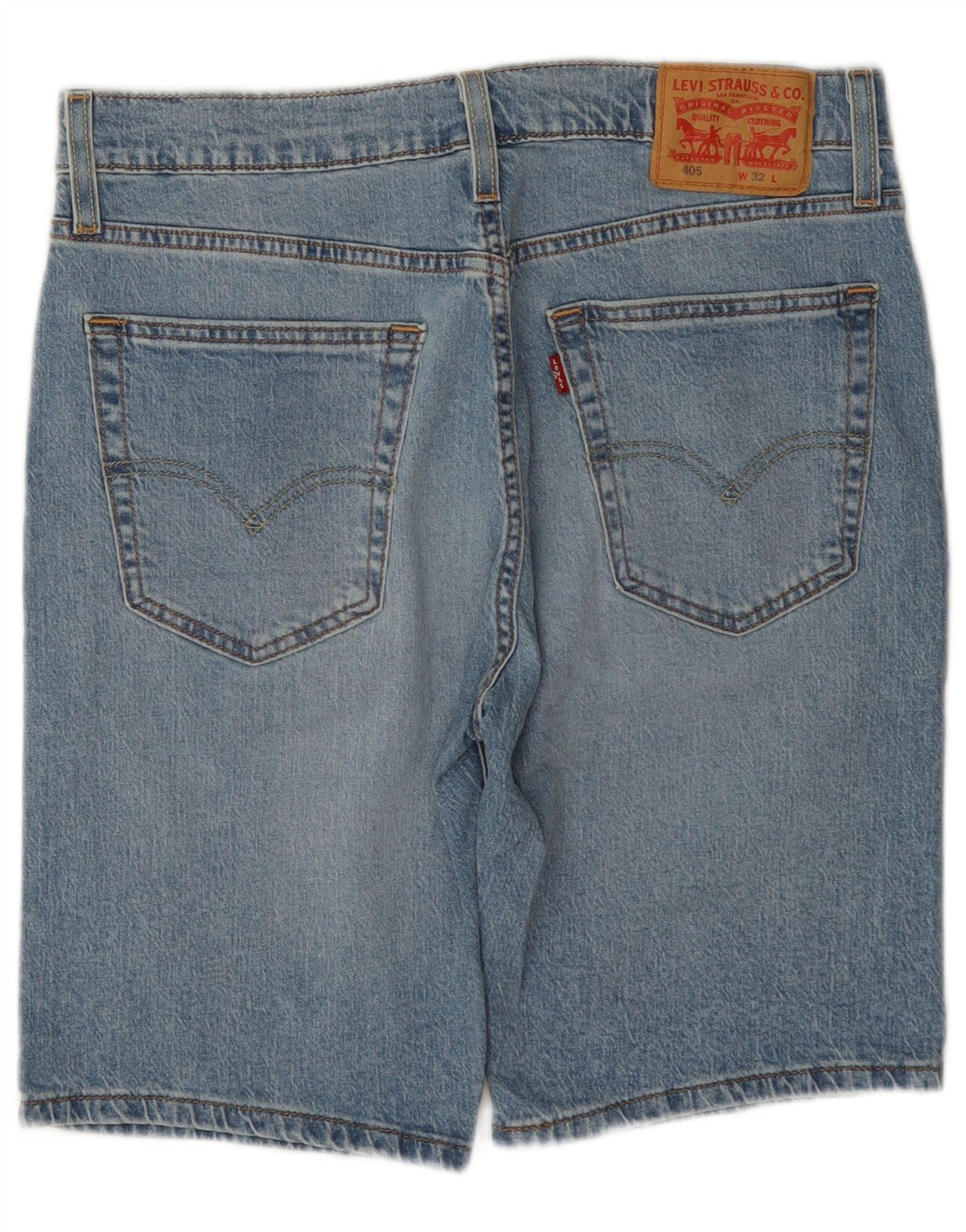 Pantaloni scurți Levi's 405 Denim W32 Medium Blue Bumbac