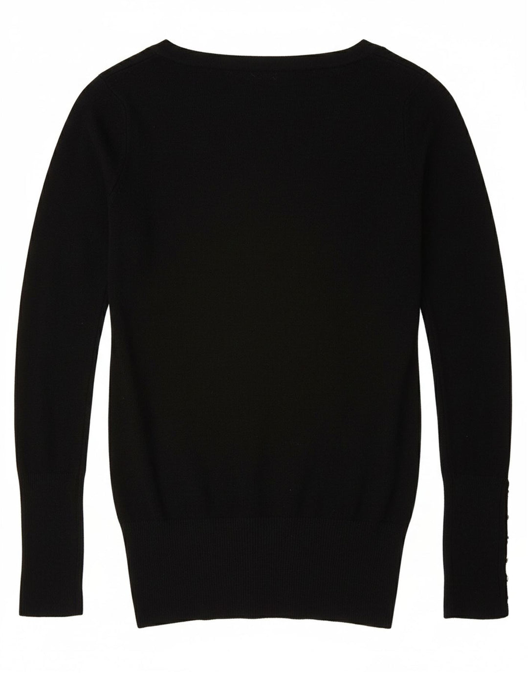 Pulover cardigan pentru femei Zara UK 10 mic, negru, raion