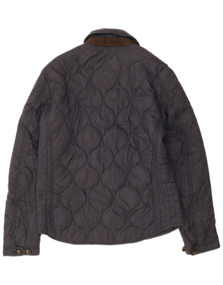 Massimo Dutti jachetă matlasată pentru bărbați UK 40 mare nailon bleumarin
