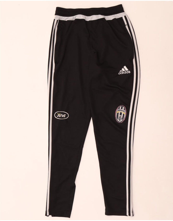 Pantaloni de trening Adidas Juventus Graphic pentru bărbați, poliester negru mic