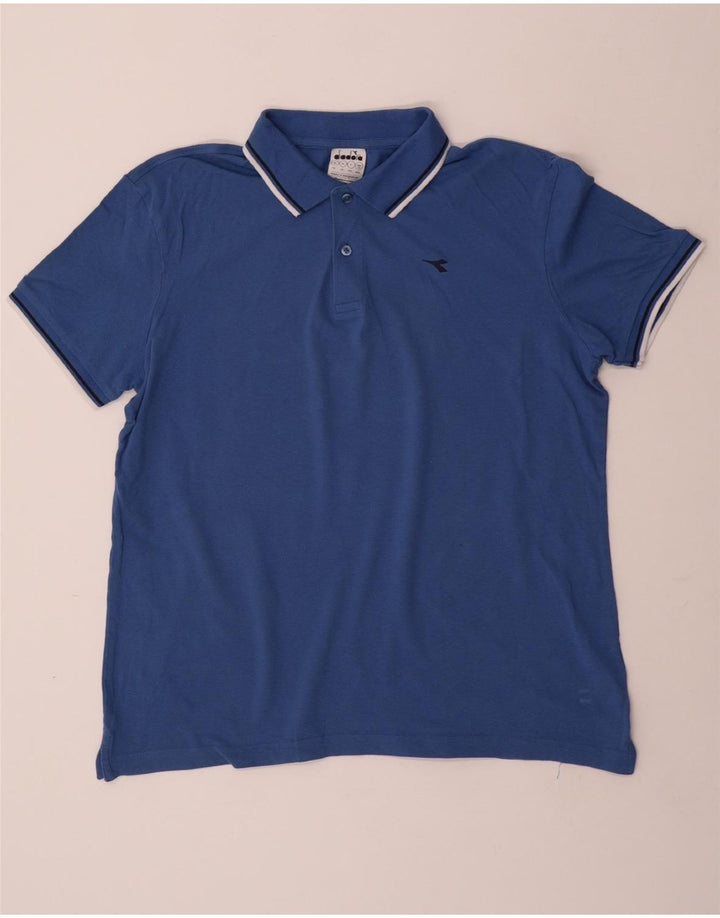 DIADORA Tricou Polo XL Bumbac Albastru