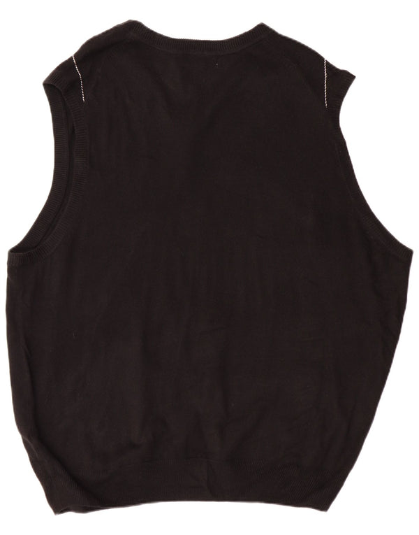 Dockers Vest pentru bărbați Tank Top XL Negru Argyle/Diamond