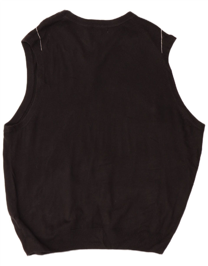 Dockers Vest pentru bărbați Tank Top XL Negru Argyle/Diamond