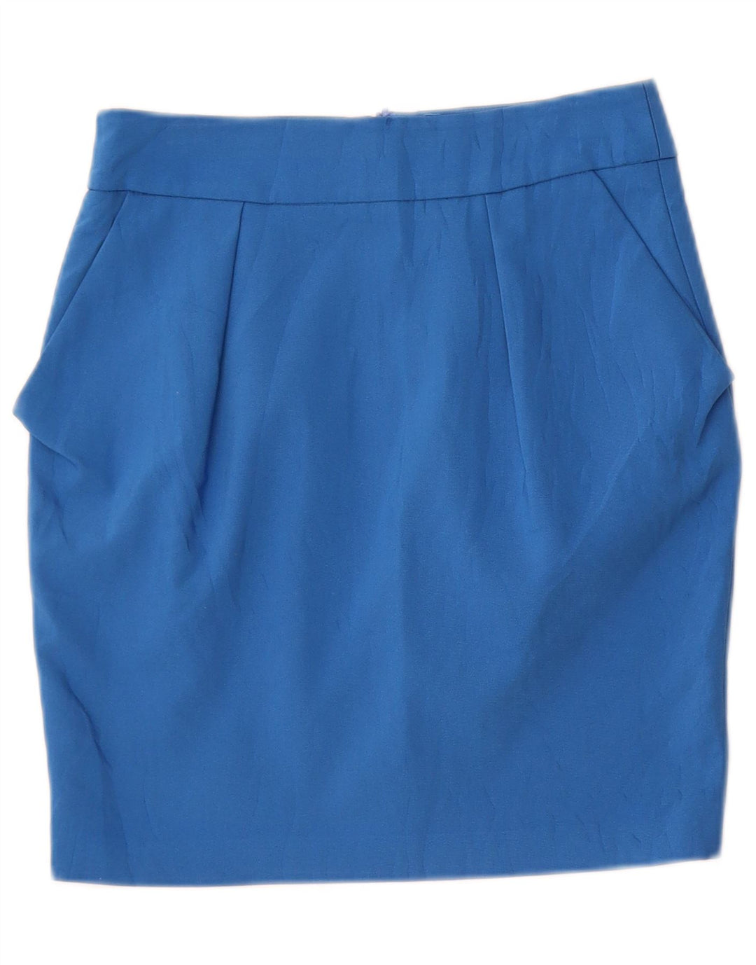 Fusta Mini Zara Femei Mic W26 Poliester Albastru