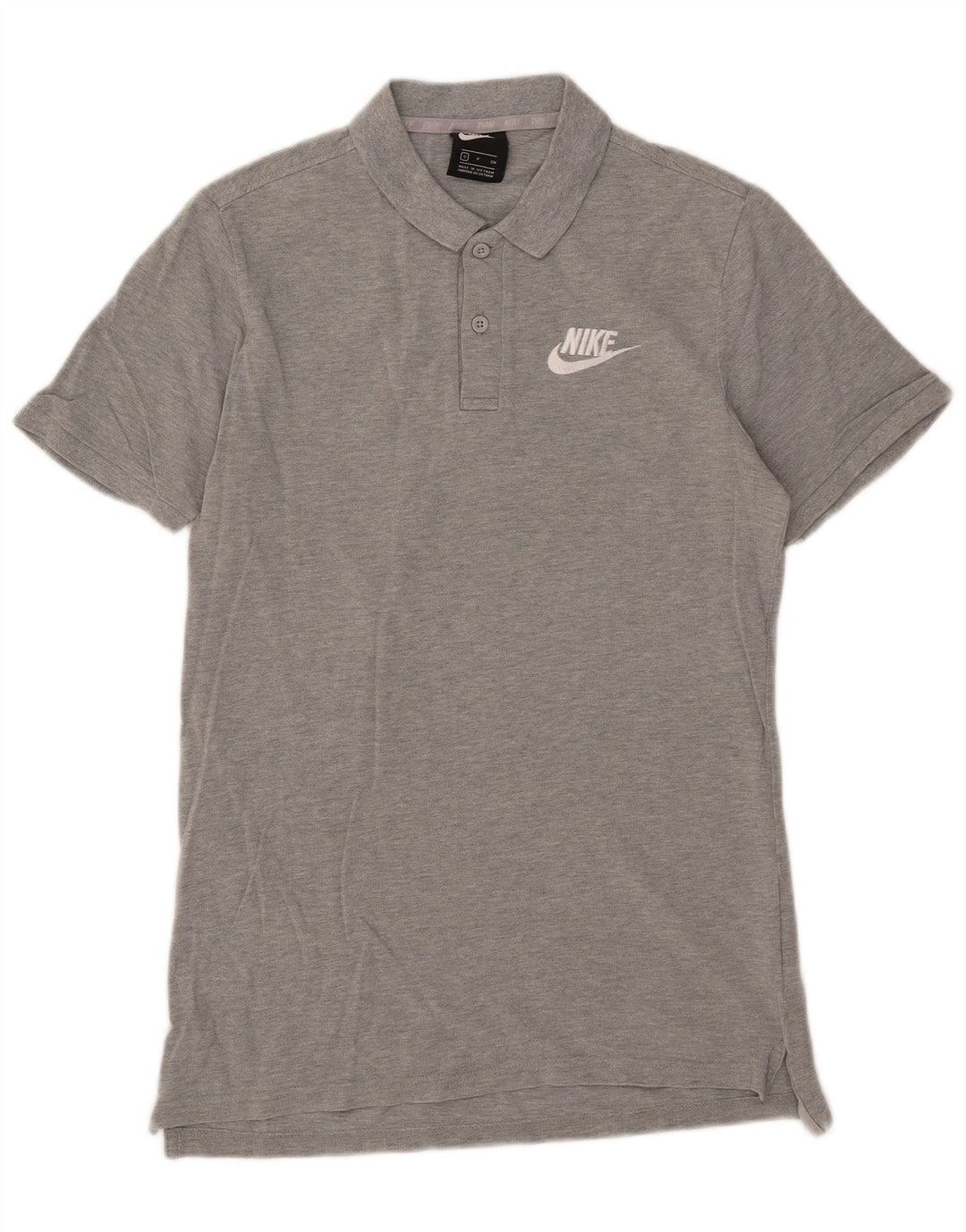 Tricou polo Nike pentru bărbați, bumbac gri mic