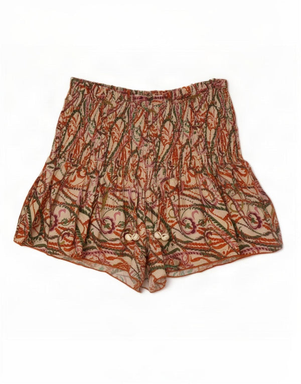 Pantaloni scurți casual pentru femei Zara Medium W28 Multicolor Paisley Viscose