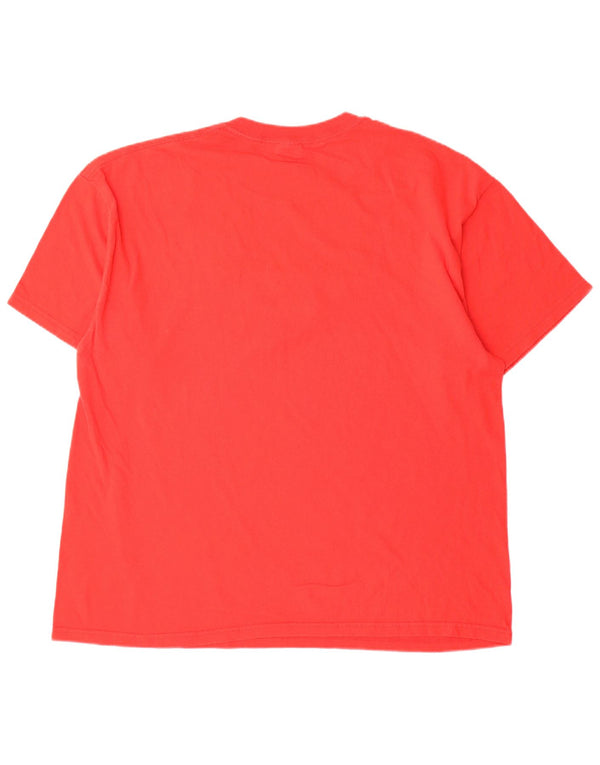 Tricou grafic pentru bărbați vintage Top XL bumbac roșu