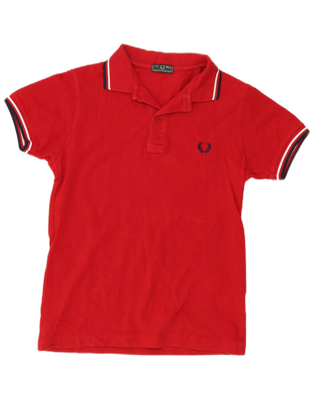 Fred Perry pentru băieți polo 11-12 ani bumbac roșu