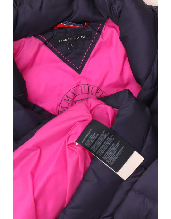 Jachetă căptușită pentru femei Tommy Hilfiger UK 16 mare nailon bleumarin