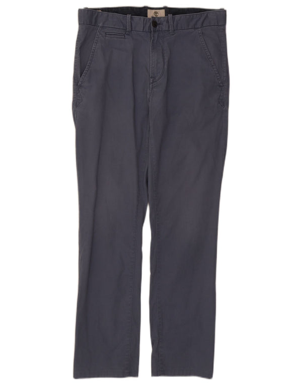 Pantaloni chino slim pentru bărbați Timberland L30 L28 bumbac bleumarin