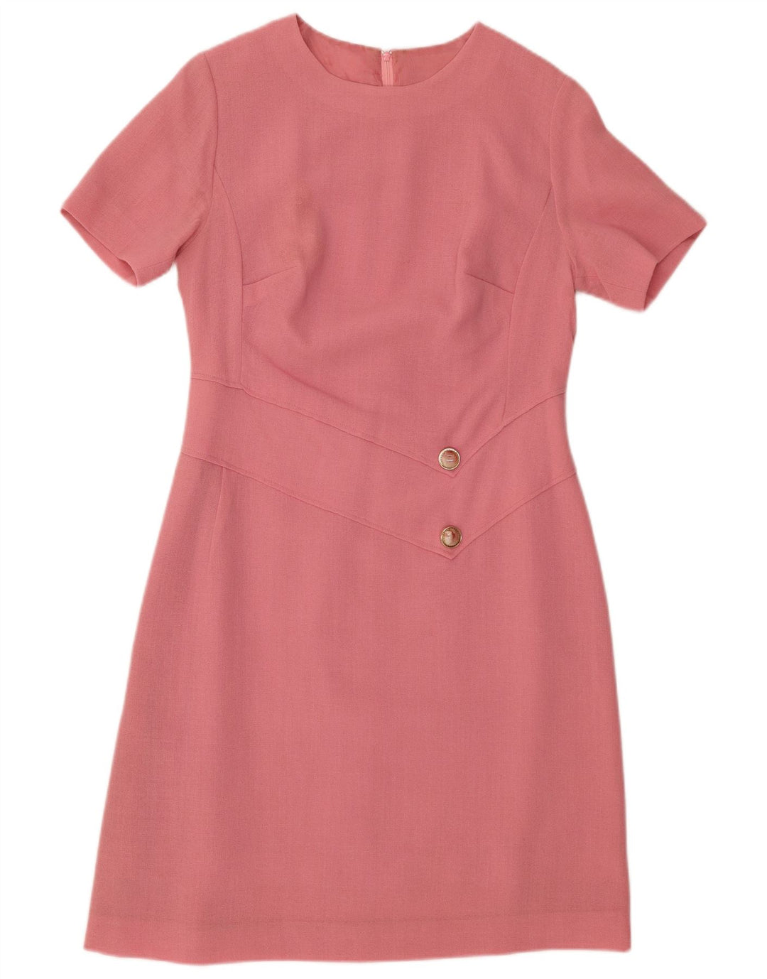 Rochie teacă pentru femei VINTAGE UK 12 Roz mediu