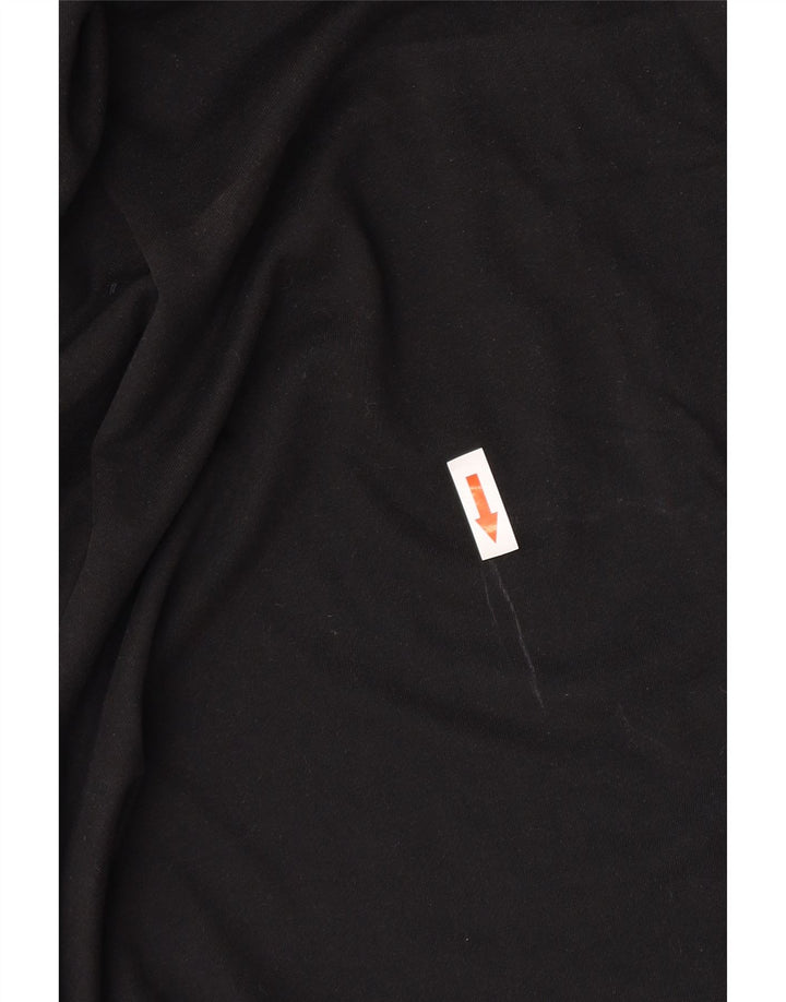 Tricou obișnuit pentru bărbați Ted Baker Mărimea 4 mare, bumbac negru