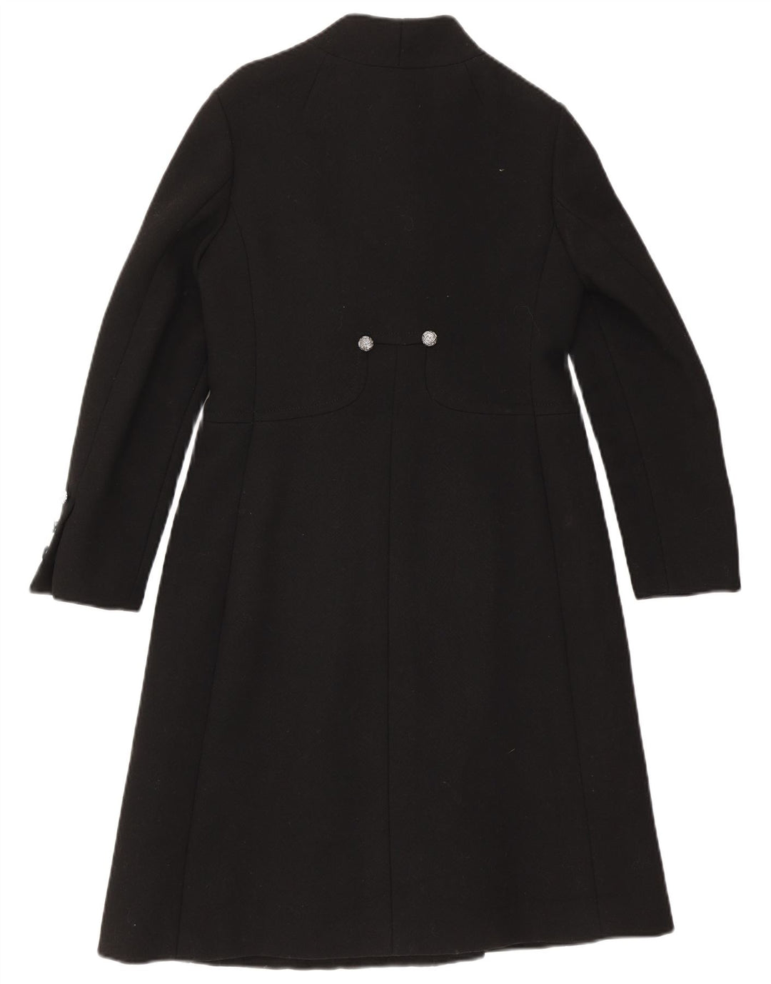 Pardesiu vintage pentru femei UK 10 Small Black