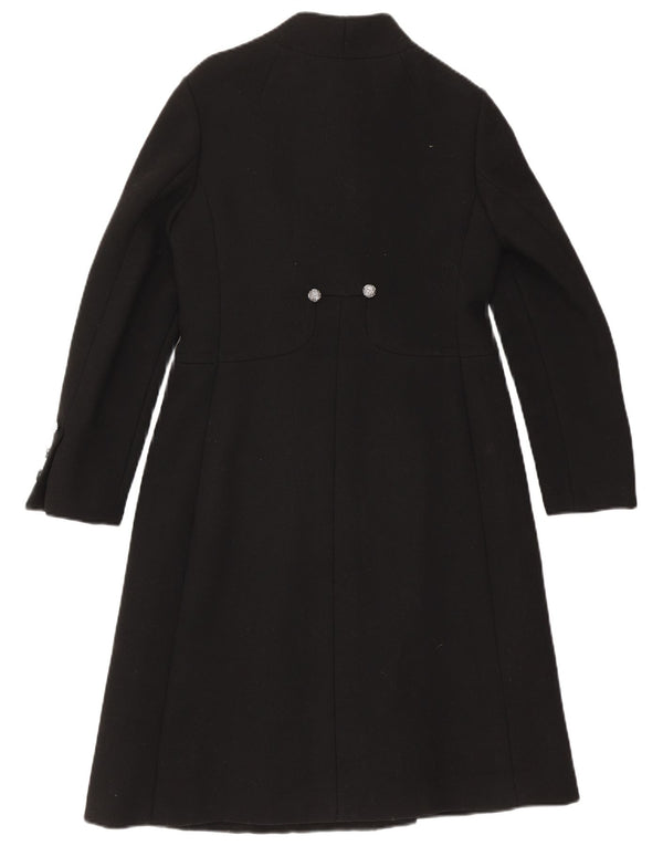 Pardesiu vintage pentru femei UK 10 Small Black