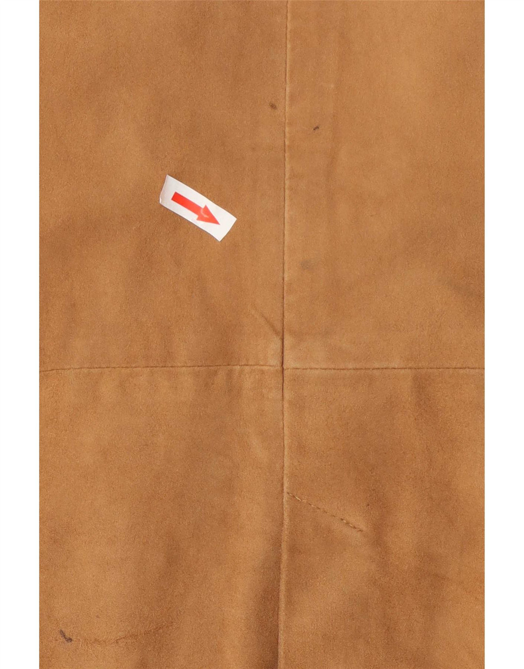 Blazer Vintage pentru femei cu 3 nasturi din piele intoarsa UK 14 Medium Beige Piele
